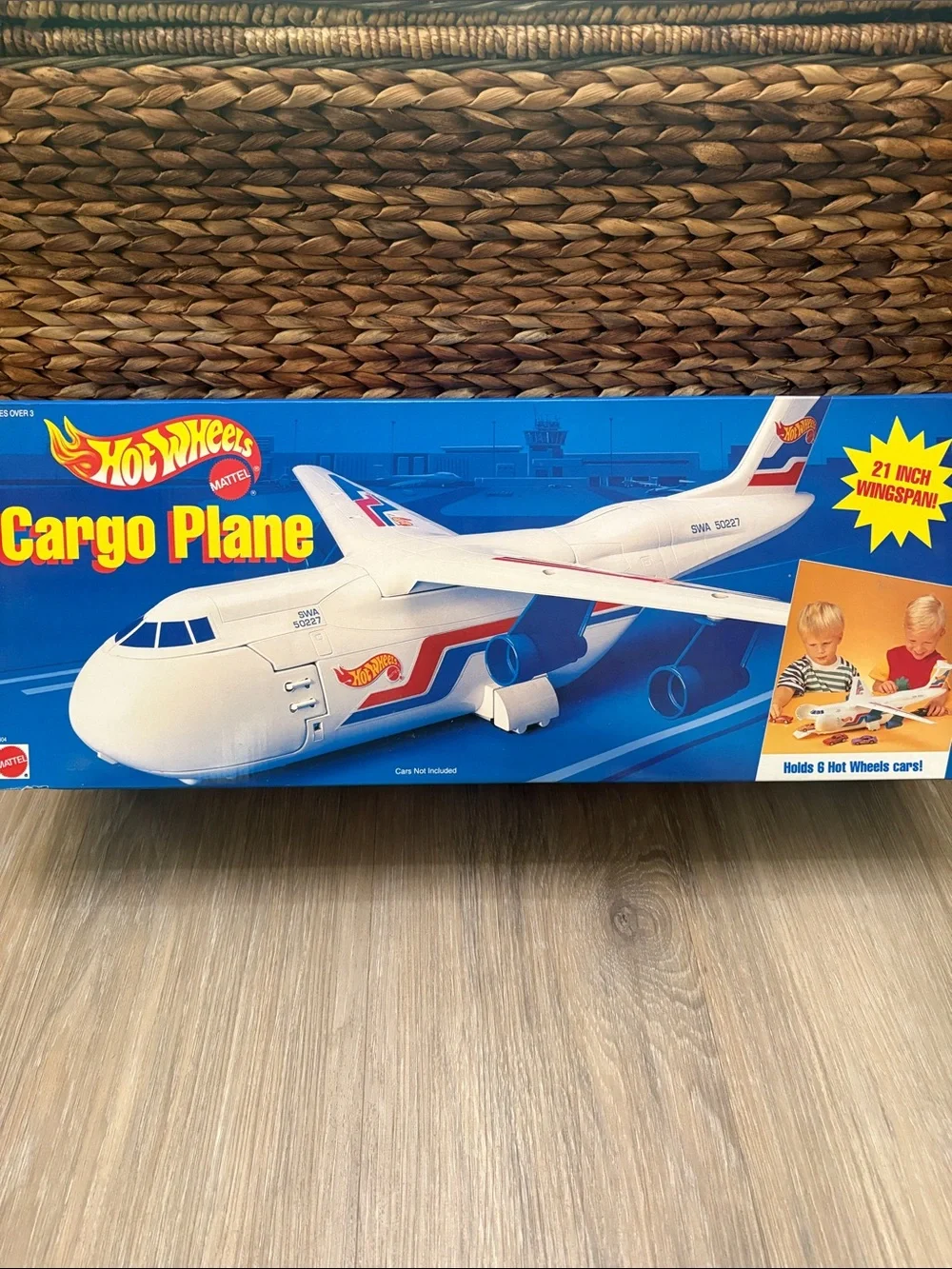 Vintage 1993 MATTEL Hot Wheels Cargo Plane New